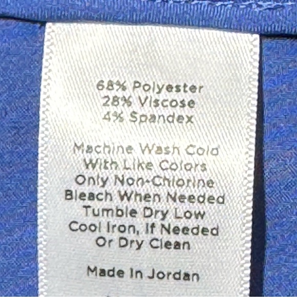 Talbots Blue Hampshire Ankle Pants Size 24 - Picture 14 of 16